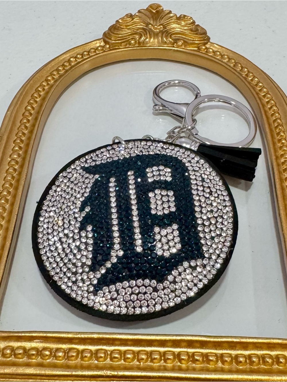 New Detroit Tigers Baseball Keychain Bag Charm